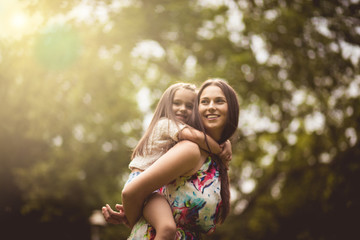 Forever with Mom.
