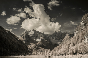 Weltkulturerbe Dolomiten - Südtirol - Italien - Infrarot