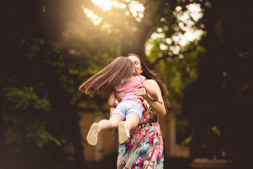 Giving her daughter a bright childhood.