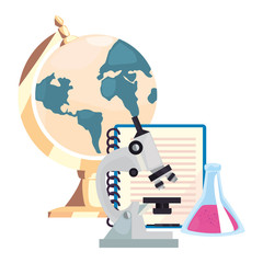 back to school flat design