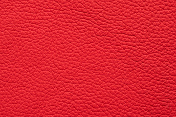Red leather background. 