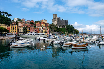 Fototapeta na wymiar Lerici, panoramica del porto