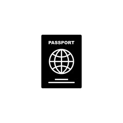 passport icon template vector illustration - vector
