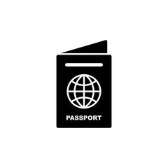 passport icon template vector illustration - vector