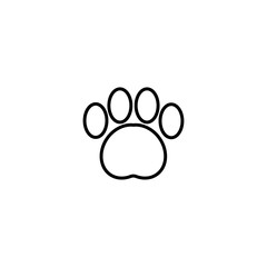 Obraz premium paw icon template vector illustration - vector