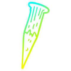 cold gradient line drawing cartoon bloody vampire stake