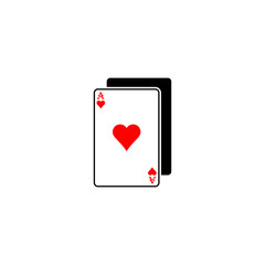 playing card icon template vector illustration - vector