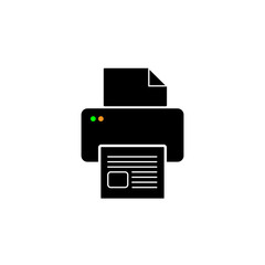 printer icon template vector illustration - vector