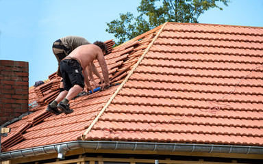 r&eacute;novation de toiture sur maison