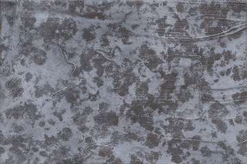 3D rendering- copper metal destroyed. Background bronze