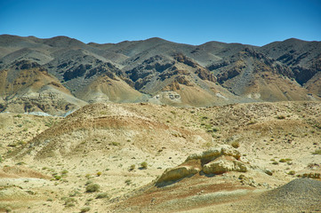 Fototapeta na wymiar Plateau near the lake Khyargas Nuur