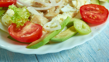 Puerto Rican Cod fish salad