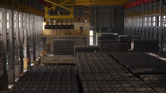 Aluminum plant. Automatic line for the production of anode paste and high-quality anodes for aluminum electrolysis cells. Safe environmental high-tech processes. Modern smelter