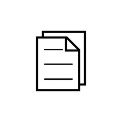 Document symbol icon vector illustration
