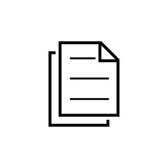 Document symbol icon vector illustration