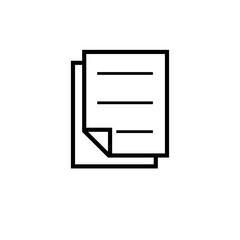 Document symbol icon vector illustration