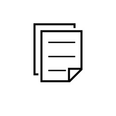 Document symbol icon vector illustration