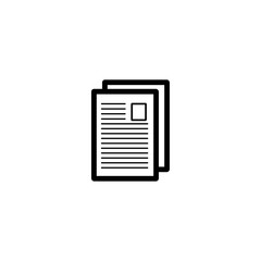 paper icon template vector illustration - vector