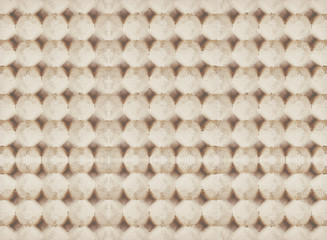 Egg tray from cardboard on background.