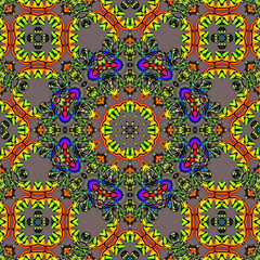 abstract octagonal fractal illustration