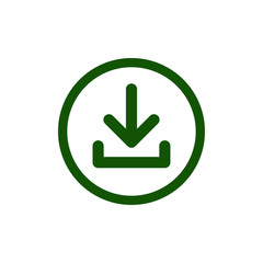 Download symbol icon vector