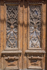 beautiful detailed very old door