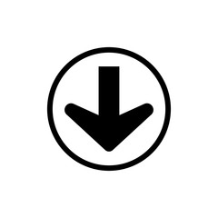 Download symbol icon vector illustration