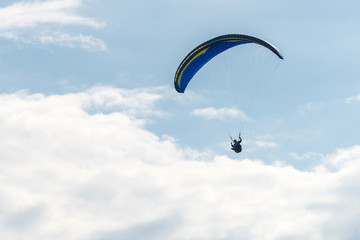 Paraglider in the sky