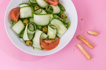 La ensalada es una comida saludable