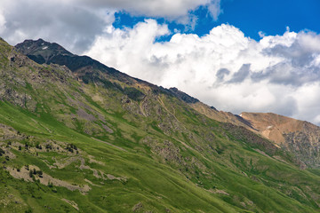 Beautiful mountains in the Elbrus region. Kabardino-Balkar Republic. The mountains of the North Caucasian