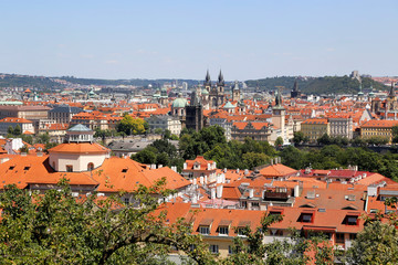 Fototapeta na wymiar Beautiful view of Prague, Czech Republic