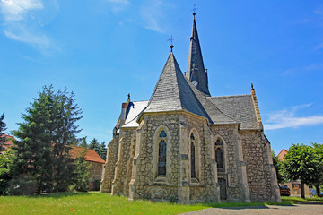 Niedersachswerfen: Kirche St. Johannis-Pauli (1869, Thüringen)