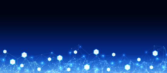 Obraz premium Decentralize Businessman future innovation blockchain technology concept token money bank bitcoin. Safe trust fintech efficiency clouds security crypto digital ai smart contract transaction protection