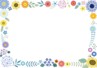 フラワーフレーム（横）