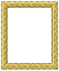 Golden classic baroque frame