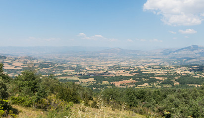 Panorama of the Pallars Sobirà region, Catalan pre-Pyrenees, Catalonia, Spain