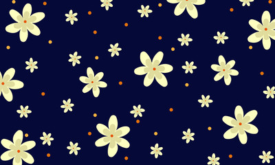 seamless floral pattern with flowers