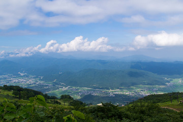 小遠見トレッキングコースからの眺望／白馬五竜高山植物園／長野県白馬村