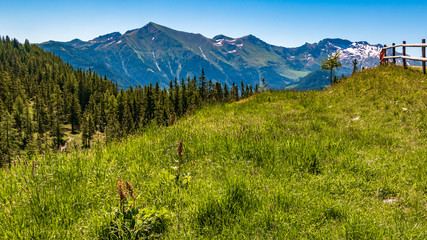 Beautiful alpine view at Rauris, Salzburg, Austria