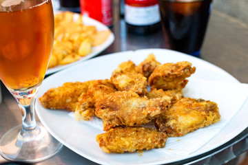 Unhealthy lifestyle Unhealthy food and drink on the table.