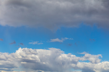 Clouds against blue sky as background