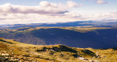 Fototapeta na wymiar Gaustatoppen Scandinavia Skandynawia Norway Norge Norwegia Telemark Rjukan