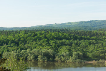 to travel in the mountains. beautiful mountains