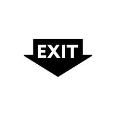 Exit symbol icon vector illustration