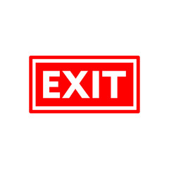 Exit symbol icon vector illustration