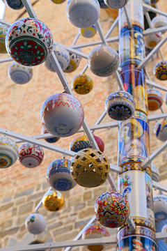 Deruta ceramics - Deruta is a hill town and comune in the Province of Perugia in the Umbria region of central Italy.