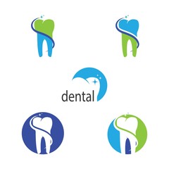 Dental logo Template vector illustration icon design