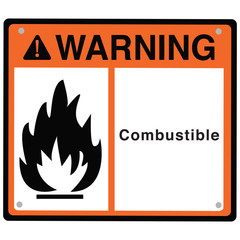 fire warning sign