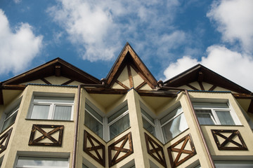 part of the house. facade of the house
