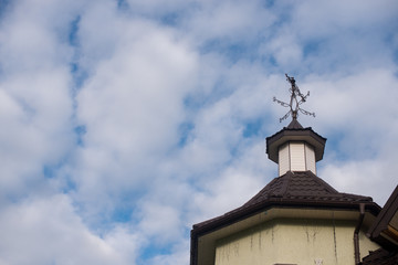 part of the house. facade of the house